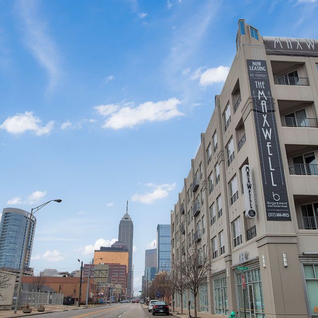 Maxwell - Exterior view with the Property signage